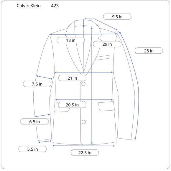 NWT Calvin Klein Black Tuxedo Jacket - Picture 4 of 10